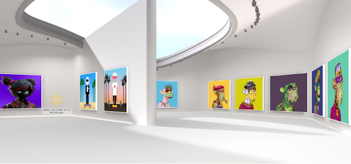 Republique NFT Gallery Room